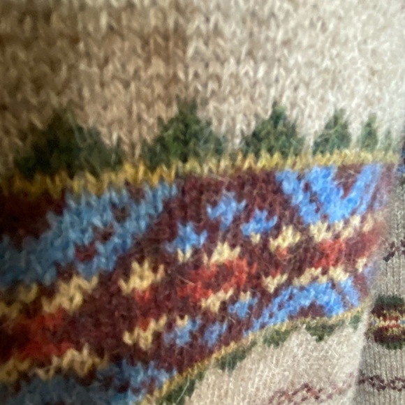 item & co Womens Wool Knit Button Up Outdoor Cottage Cabin Cardigan. Sz M - Picture 9 of 16